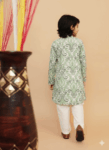 Printed Texture Kids Kurta Set (1)