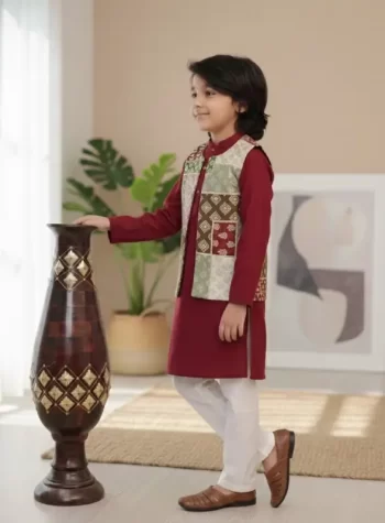Printed Kurta Set Boy