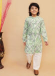 Printed Texture Kids Kurta Set
