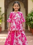 Printed Pink Kurti